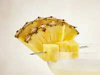 Pineapple leaves for decoration (optional)