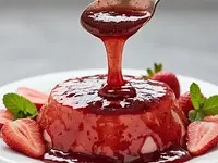 Dżem truskawkowy (na polewę, opcjonalny)