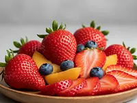 Świeże truskawki do dekoracji