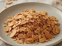 Toasted almond flakes