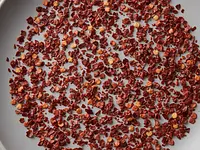 Dried chili flakes