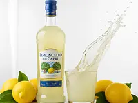 Limoncello liqueur