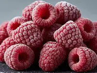 Frozen raspberries