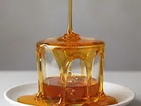 Maple syrup (or plant-based honey/dissolved sugar)