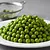 Drained canned peas