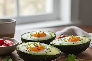 Jajka faszerowane awokado