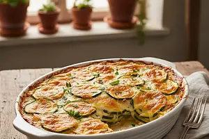 Cukinia zapiekana z serem