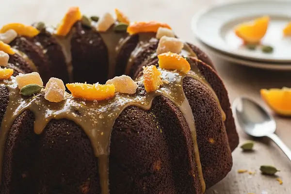 Babka Czekoladowo-Pomarańczowa z Kardamonem i Solonym Karmelem