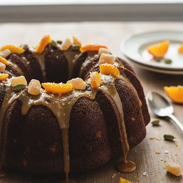 Babka Czekoladowo-Pomarańczowa z Kardamonem i Solonym Karmelem