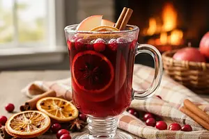 Spiced Apple-Cranberry Mulled Wine