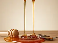 Miód lub syrop klonowy