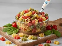 Tri-color pasta
