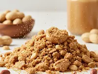 Peanut butter for the crumble