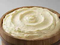 Triple-ground cheesecake curd