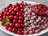 Fresh or frozen cranberries
