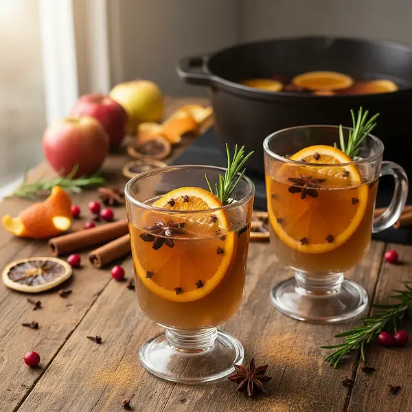 Korzenny Grzaniec Jabłkowy z Pomarańczą i Rozmarynem