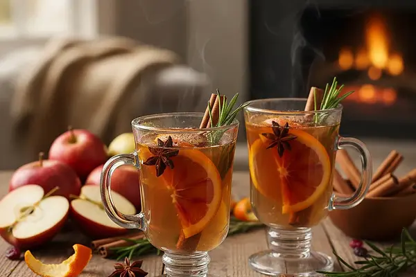 Korzenny Grzaniec Jabłkowy z Pomarańczą i Rozmarynem