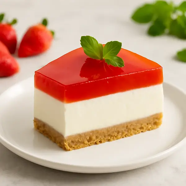 Cold Cheesecake with Jelly