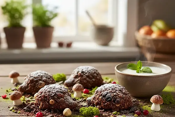 Leśne Jeżyki z Płatków Owsianych