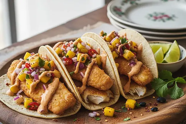 Tacos de Pescado z Salsą z Mango i Chili