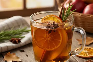 Korzenny Grzaniec Jabłkowy z Rozmarynem i Pomarańczą