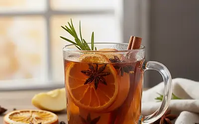 Korzenny Grzaniec Jabłkowy z Pomarańczą i Rozmarynem