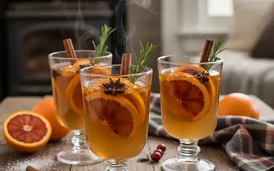 Korzenny Grzaniec Jabłkowy z Pomarańczą i Rozmarynem