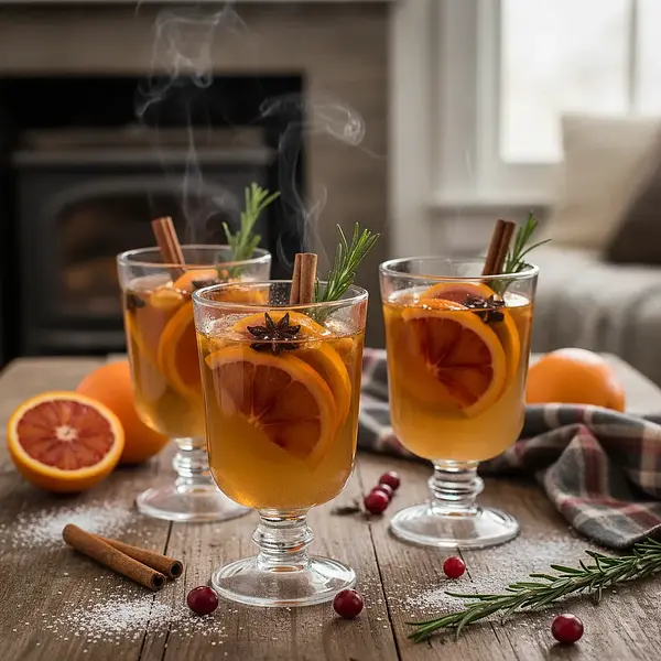 Korzenny Grzaniec Jabłkowy z Pomarańczą i Rozmarynem