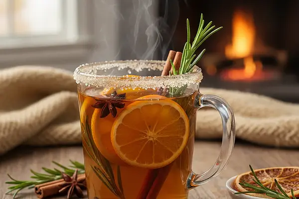 Korzenny Grzaniec Jabłkowy z Rozmarynem i Pomarańczą