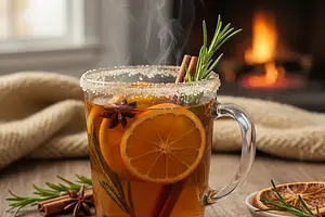 Korzenny Grzaniec Jabłkowy z Rozmarynem i Pomarańczą