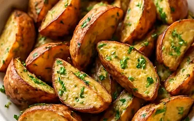Ziemniaki ze skórką pieczone w ziołach