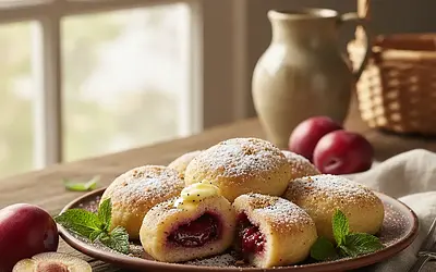 Czech Plum Dumplings (Švestkové knedlíky)