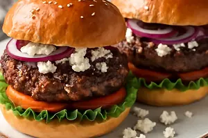 Burgery jagnięce z fetą
