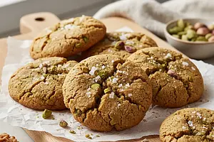 Cracked Nut Cookies with Cardamom and Sea Salt