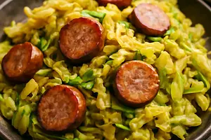 Sautéed Cabbage with Sausage