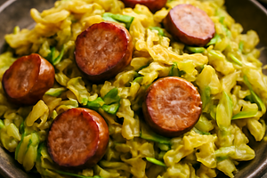 Sautéed Cabbage with Sausage