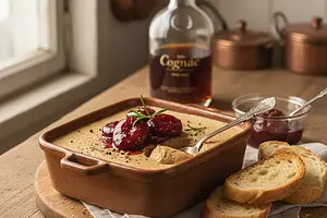 Homemade Goose Pâté with a Hint of Brandy and Plum