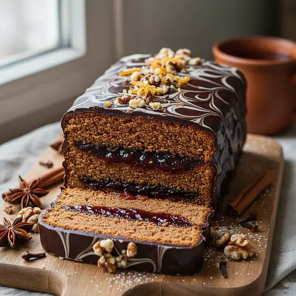 Korzenny Piernik Staropolski z Powidłami i Czekoladą