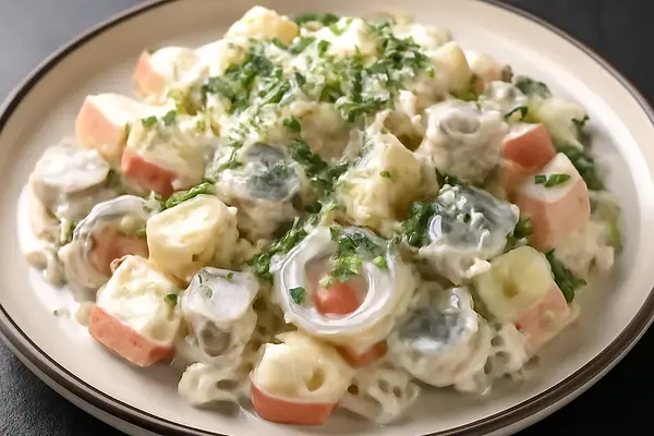 Sałatka śledziowa z jabłkiem