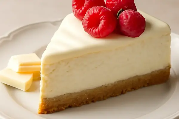 Sernik z białą czekoladą