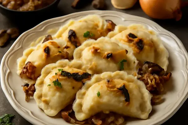 Pierogi z kapustą i grzybami