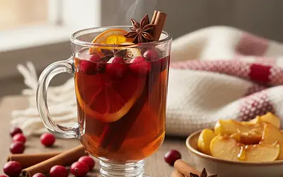 Spiced Apple-Cranberry Mulled Wine