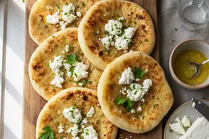 Podhale-style Dumplings with Garlic Butter and Bryndza