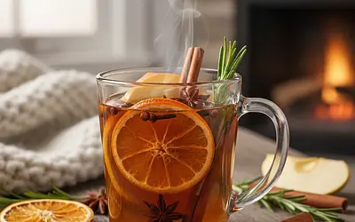 Korzenny Grzaniec Jabłkowy z Pomarańczą i Rozmarynem