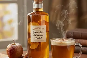 Aromatic Cordial with Roasted Apples and Cinnamon