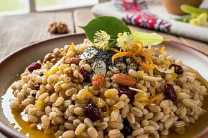 Podlaskian Kutia with Barley and Lime Honey