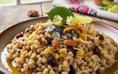 Podlaskian Kutia with Barley and Lime Honey