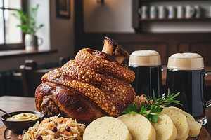 Vepřové koleno pečené na pivu (Golonka pieczona w piwie po czesku)