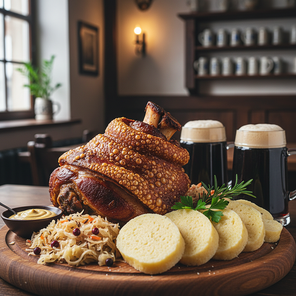 Vepřové koleno pečené na pivu (Golonka pieczona w piwie po czesku)