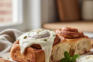 Cinnamon Rolls with Cardamom and Vanilla Cream Cheese